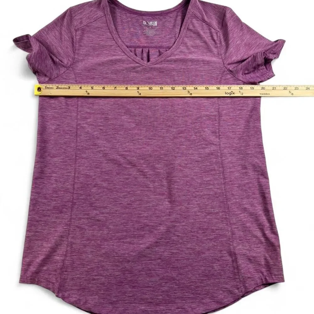 Duluth Trading Women’s Medium Purple Athletic Tee Short Sleeve Workout Shirt - Picture 3 of 5